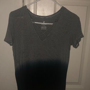 ombré american eagle shirt